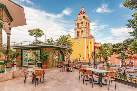 Pueblo M&aacute;gico de Atlixco en Puebla, M&eacute;xico 