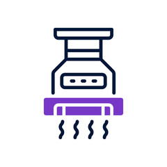 extractor hood icon for your website, mobile, presentation, and logo design.