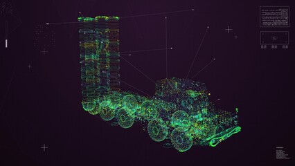 Military Heavy Vehicle Detector HUD