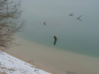 Winter am See im Münsterland