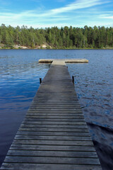 pier on the lake