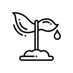 sprout icon for your website, mobile, presentation, and logo design.