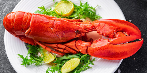 lobster fresh seafood expensive food product meal food snack on the table copy space food background rustic top view