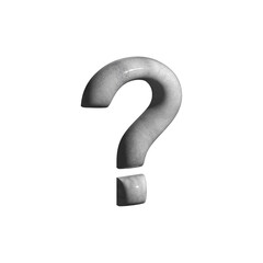 3d question mark icon sign or ask FAQ and QA answer solution information. Have a question, question answer sign or problem