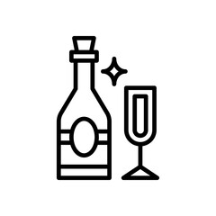 wine icon for your website, mobile, presentation, and logo design.