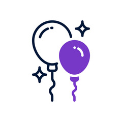 balloons icon for your website, mobile, presentation, and logo design.