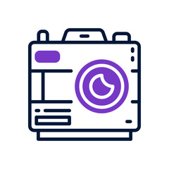 photo camera icon for your website, mobile, presentation, and logo design.