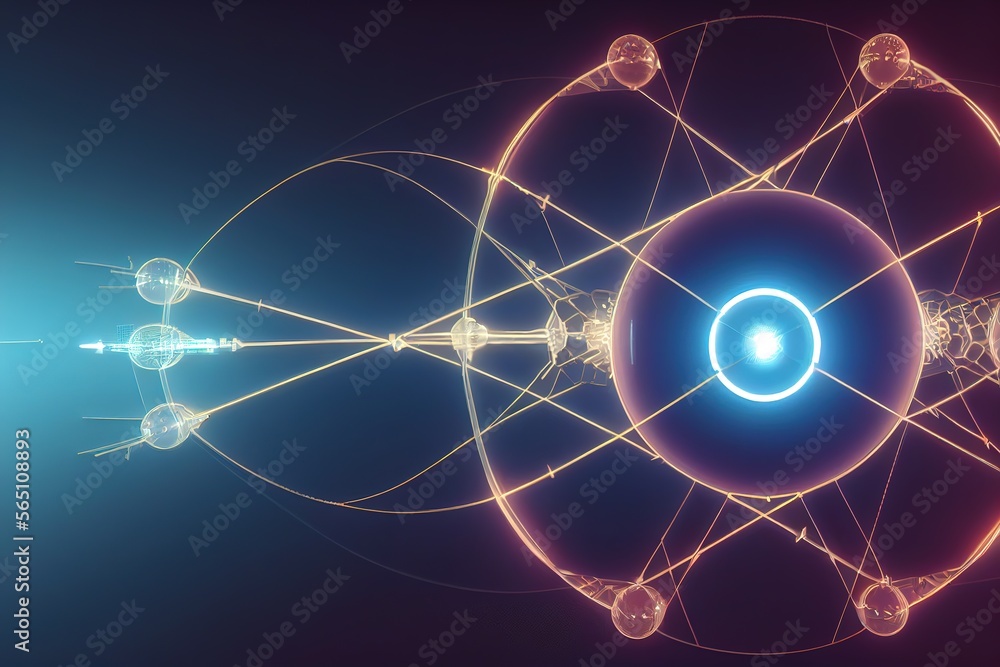 Poster conceptual background of abstract technology.