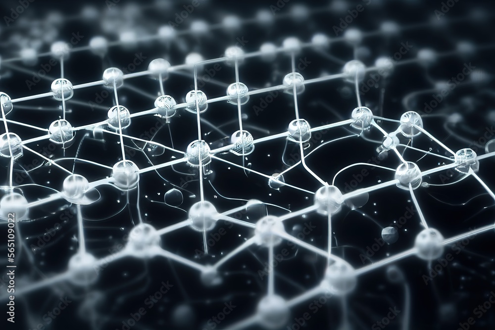 Poster conceptual background of abstract technology.