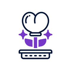 love plant icon for your website, mobile, presentation, and logo design.