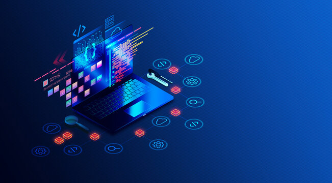 Software Development Kit and Application Programming Interface Concept - 3D Illustration