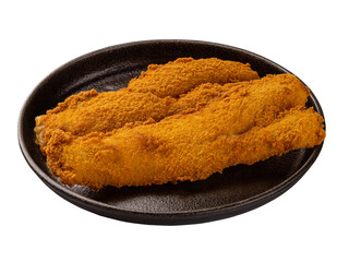Fried breaded fish