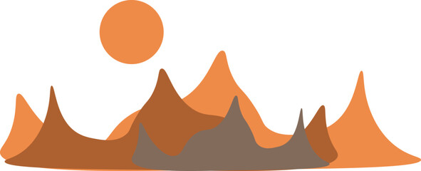 illustration of a camping