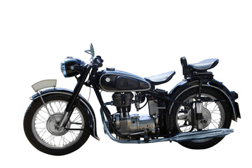Obraz premium oldtimer motorcycle transparent