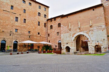 medieval village of Spello in the city of Perugia, Umbria, Italy
