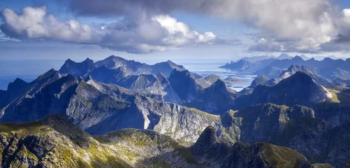 Foto op Aluminium Amazing and Beautiful Showcase of Nature in Norway and Norwegian Landscapes. Europe Polar, Outdoors, Nature, Travel, Adventures. © adonis_abril