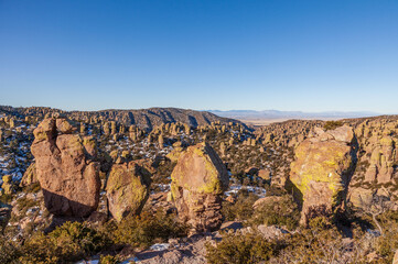 Scenic Chiricahua National Monument Arizona Winter Landscape