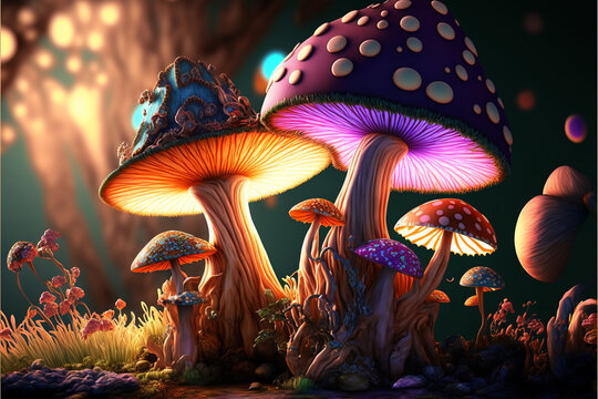 Mushroom Psychedelic 