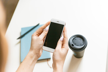 person holding a phone