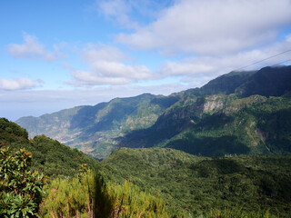 Naklejka premium Madeira mountaisn view, Encumeada
