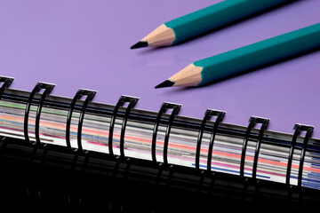 Two simple sharpened pencils