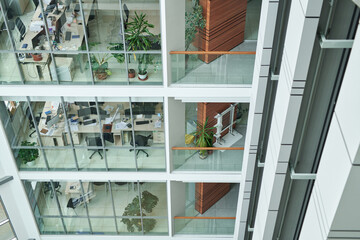 Biophilic design in architecture: office building