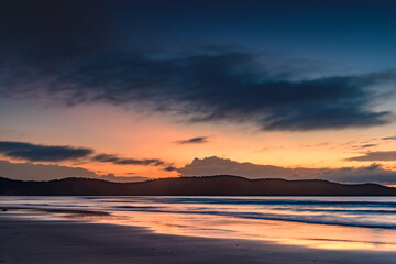 Fototapeta na wymiar After the storm - Sunrise at the seaside