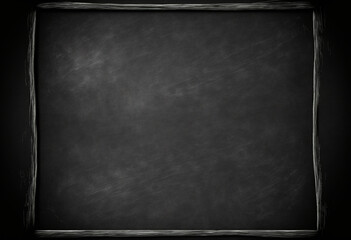 Ai-Generated Chalkboard Background: A Retro Grungy Texture of Lines, Shapes, and Doodles