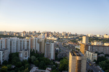 Fototapeta na wymiar Kyiv, Ukraine City scape. 