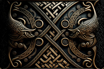 Abstract Viking Pattern