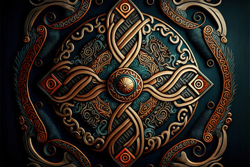 Abstract Viking Pattern