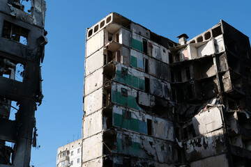 Russian air force dropped bombs and destroyed buildings, killed civilians