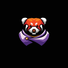 Red Panda Mascot Design