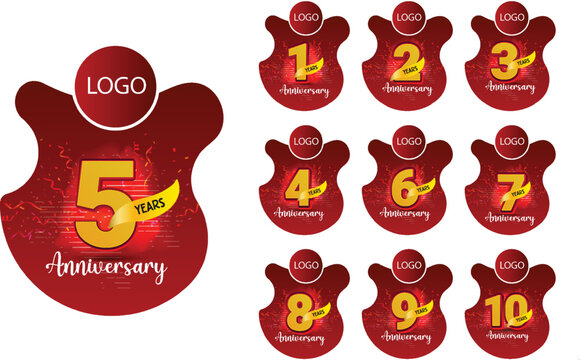 Dangler Design, Vector dangler design template, Anniversary Dangler, Anniversary celebration