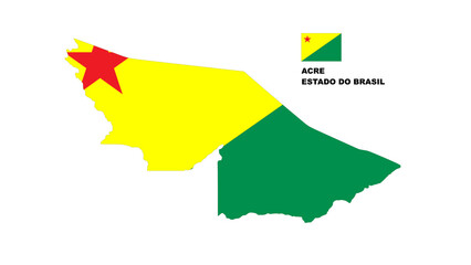 Acre state of north region of brazil.