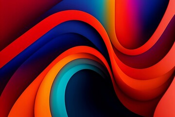 abstract colorful background paint rainbow waves