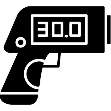 Thermometer Gun Icon