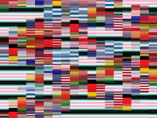 Colorful squares, mosaic, lights, lines, abstract background