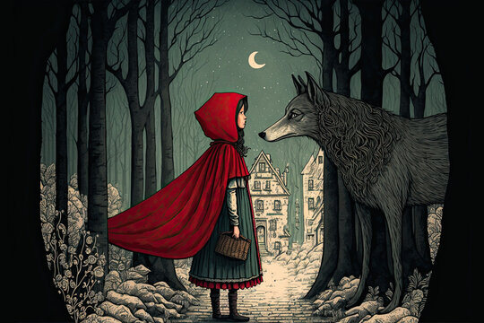 Red Riding Hood" Images – Browse 2,503 Stock Photos, Vectors, and Video |  Adobe Stock