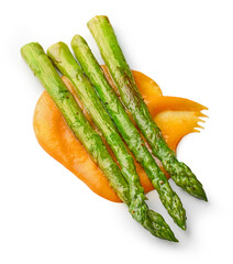 roasted steamed asparagus