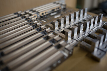 Obraz premium Parts processed by machining center 