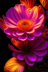 dahlia flower macro