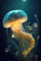 jellyfish in the sea