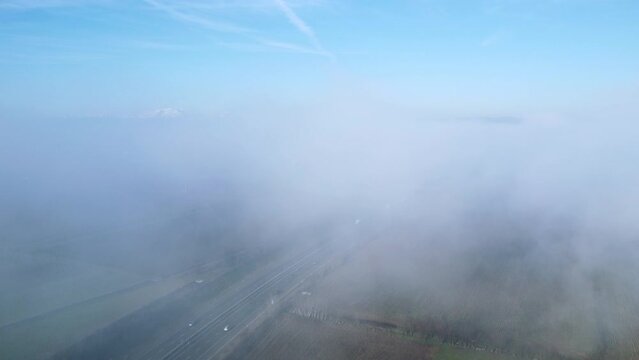 Aerial View Of The Beltway, Cuggiono, Italy