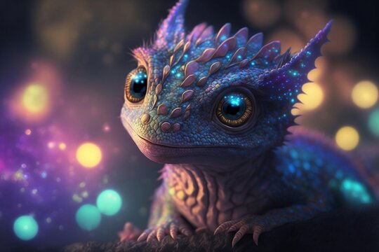 baby dragon made by generative ai