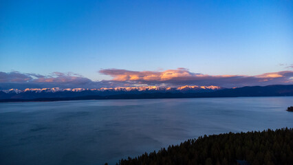Colorful Mountain Range in Montana, USA