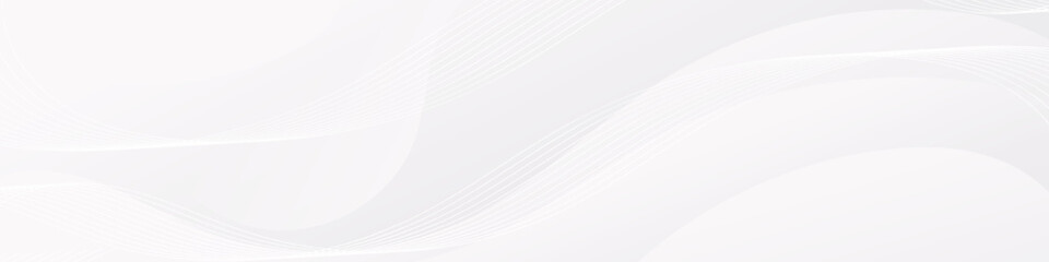 Abstract white Fluid Banner Template. Modern background design. gradient color. Dynamic Waves. Liquid shapes composition. Fit for banners