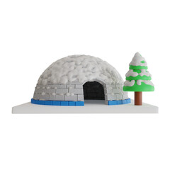 igloo 3D Illustration