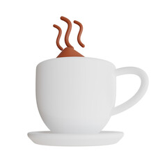 Hot Chocolate 3D Illustration
