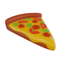 3D Pizza Slice